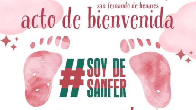 ¿Has sido papá o mamá de un nuevo sanfernandino? Inscríbete en el acto de bienvenida de 2026