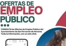 Sección web sobre Ofertas de Empleo Público del Ayuntamiento de San Fernando de Henares