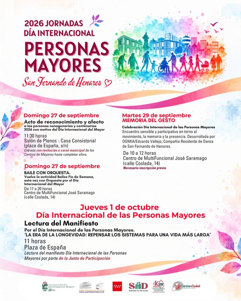 San Fernando de Henares homenajea a sus mayores de 90 años este domingo - imagen 1