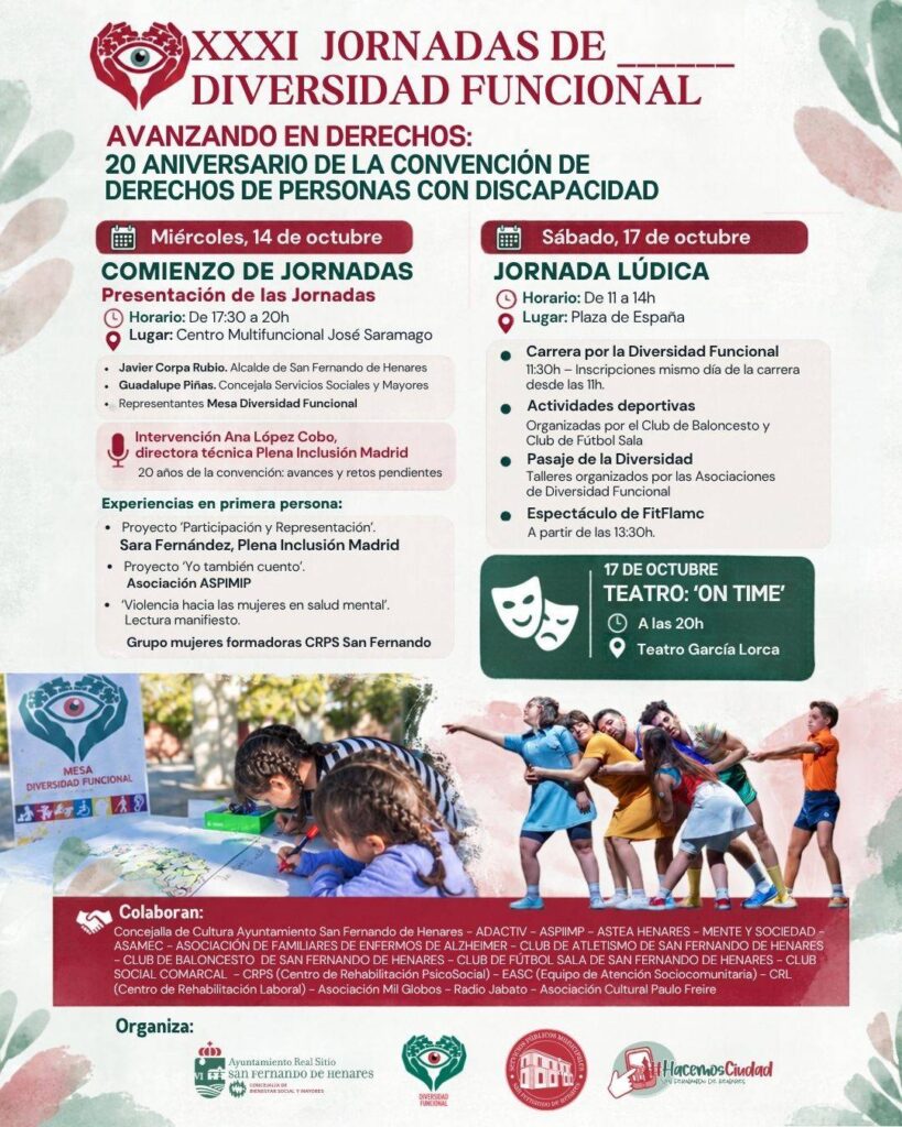 San Fernando de Henares acogerá las Jornadas de Diversidad Funcional 2026 - imagen 3